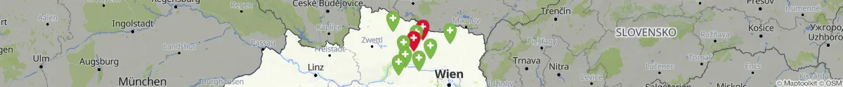 Kartenansicht für Apotheken-Notdienste in der Nähe von Weitersfeld (Horn, Niederösterreich)